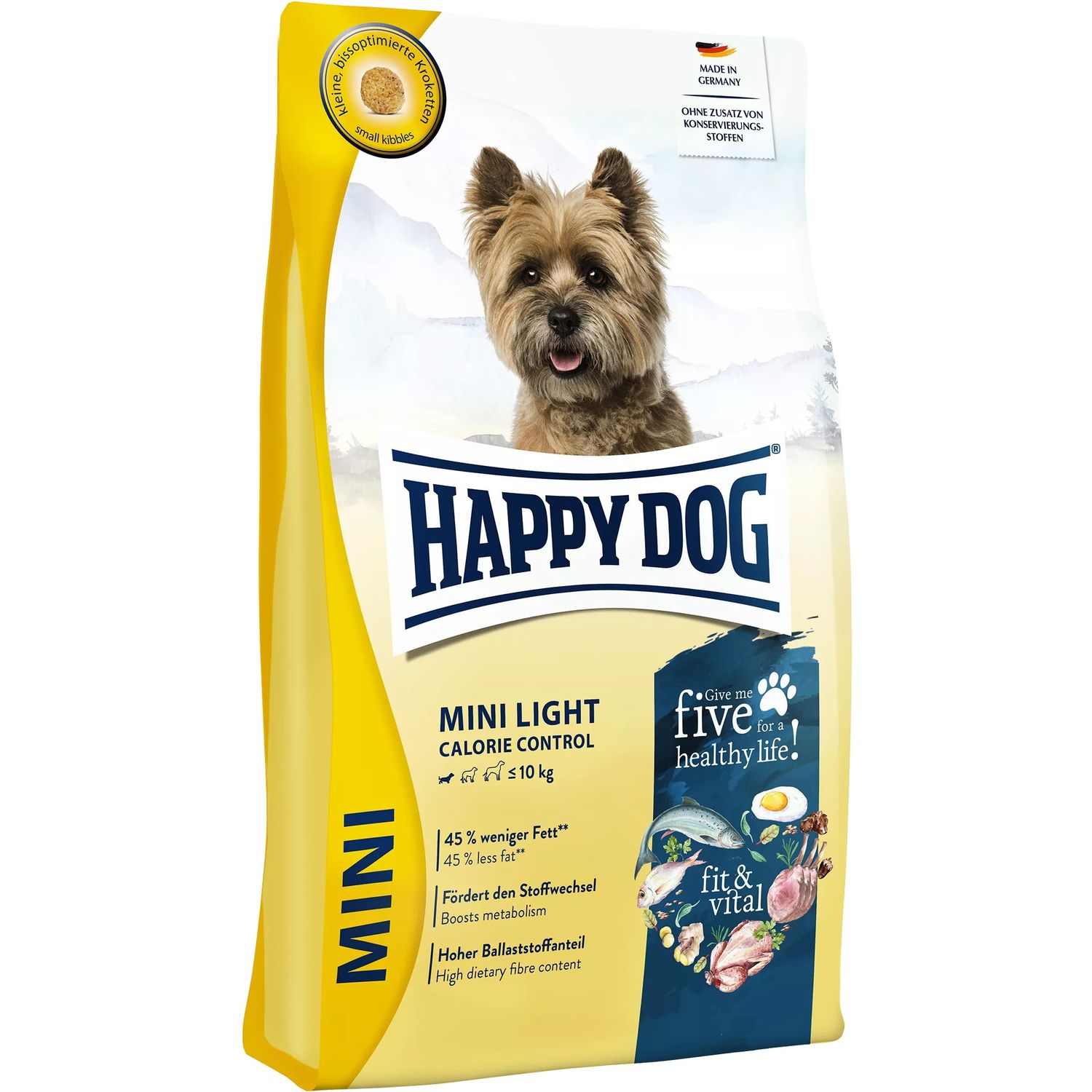 Сухой корм для собак Happy Dog HD fit & vital Mini Light, 4 кг - фото 1