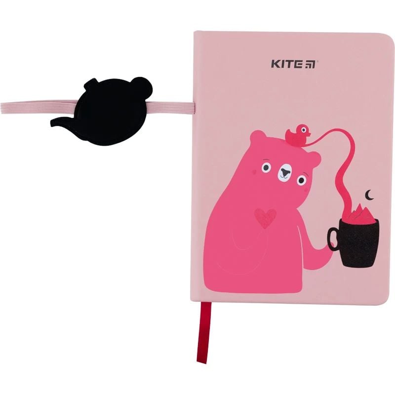 Блокнот Kite Pink Bear B6 в клітинку 96 аркушів рожевий (K22-464-1) - фото 6