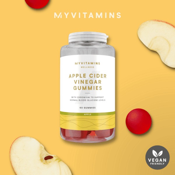 Натуральная добавка Myprotein Apple Cider Vinegar Gummies Яблоко 60 жевательных конфет - фото 2