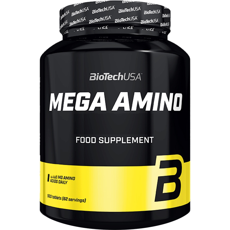 Аминокислота BioTech Mega Amino 500 таблеток - фото 1