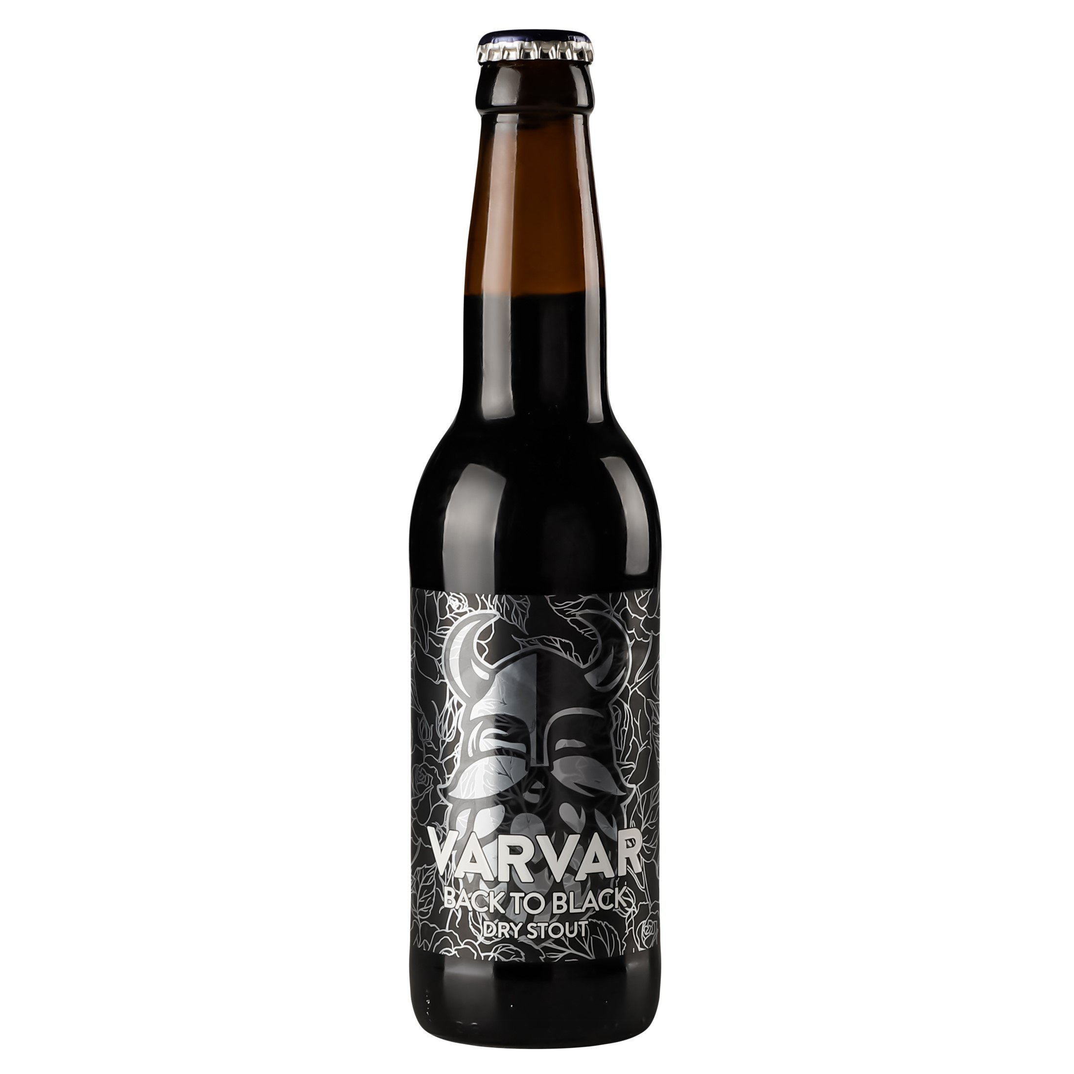 Пиво Varvar Back to Black, темне, нефільтроване, 4,6%, 0,33 л (816990) - фото 1