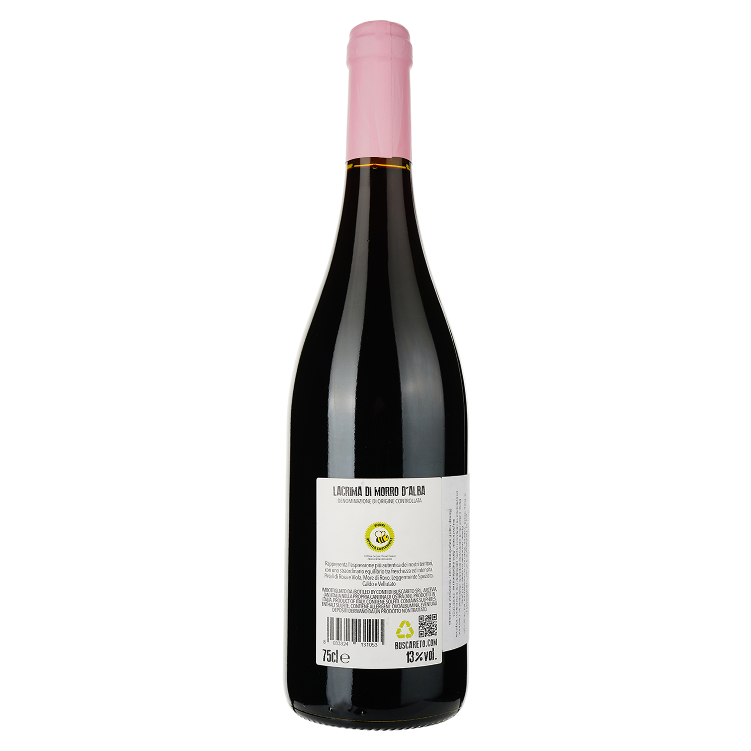 Вино Conti di Buscareto Lacrima di Morro d’Alba червоне сухе 0.75 л - фото 2