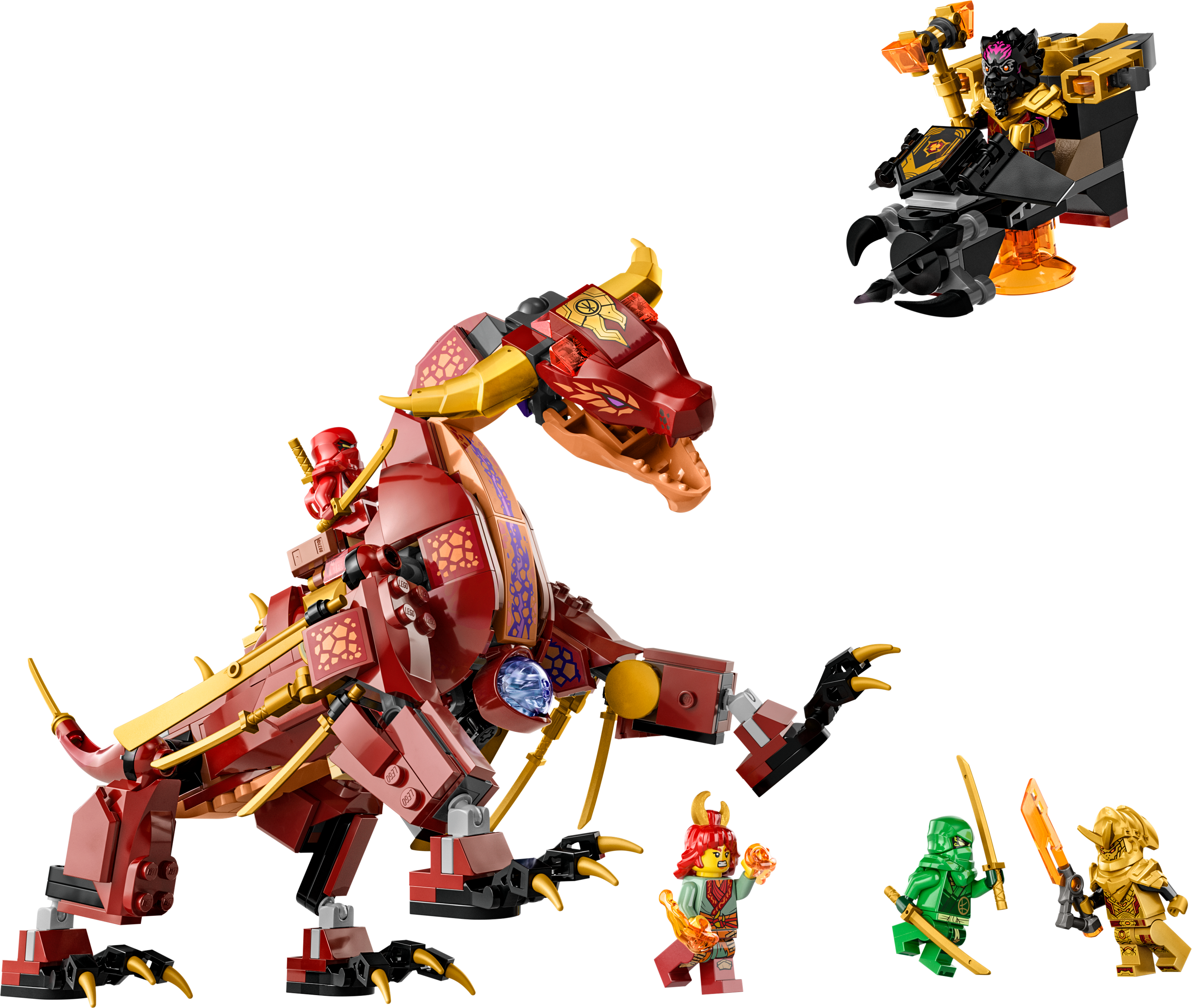 Конструктор LEGO Ninjago Вулканічний Дракон, що трансформує Хітвейва, 479 деталей (71793) - фото 2