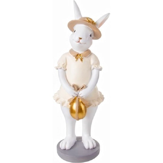 Фігурка декоративна Lefard Кролик у сукні, 10x8x25,5 см (192-235) - фото 1