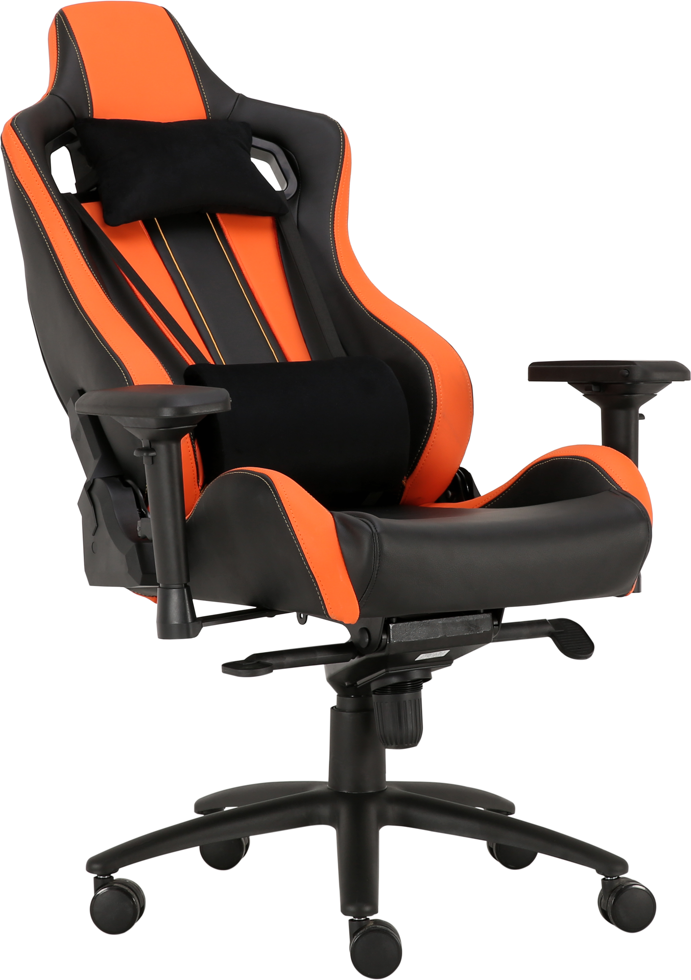 Геймерське крісло GT Racer чорне з помаранчевим (X-0715 Black/Orange) - фото 4