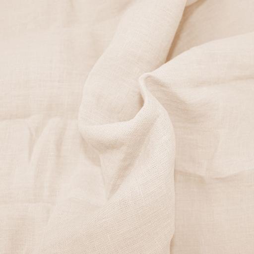 Комплект постельного белья MirSon Natural Linen Amalia лен полуторный оранжево-розовый (2200008248703) - фото 3