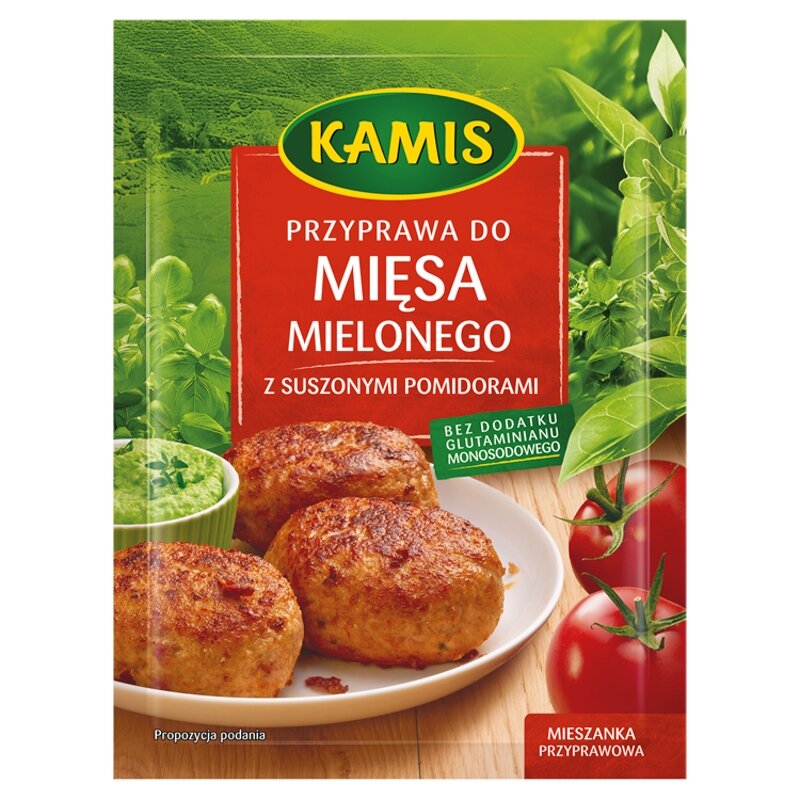 Приправа до м'ясного фаршу з сушеними помідорами Kamis 20 г - фото 1