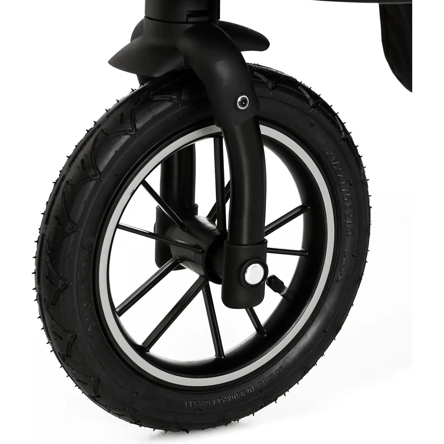 Прогулочная коляска Kinderkraft Helsi Deep Black черная (00-00305203) - фото 10