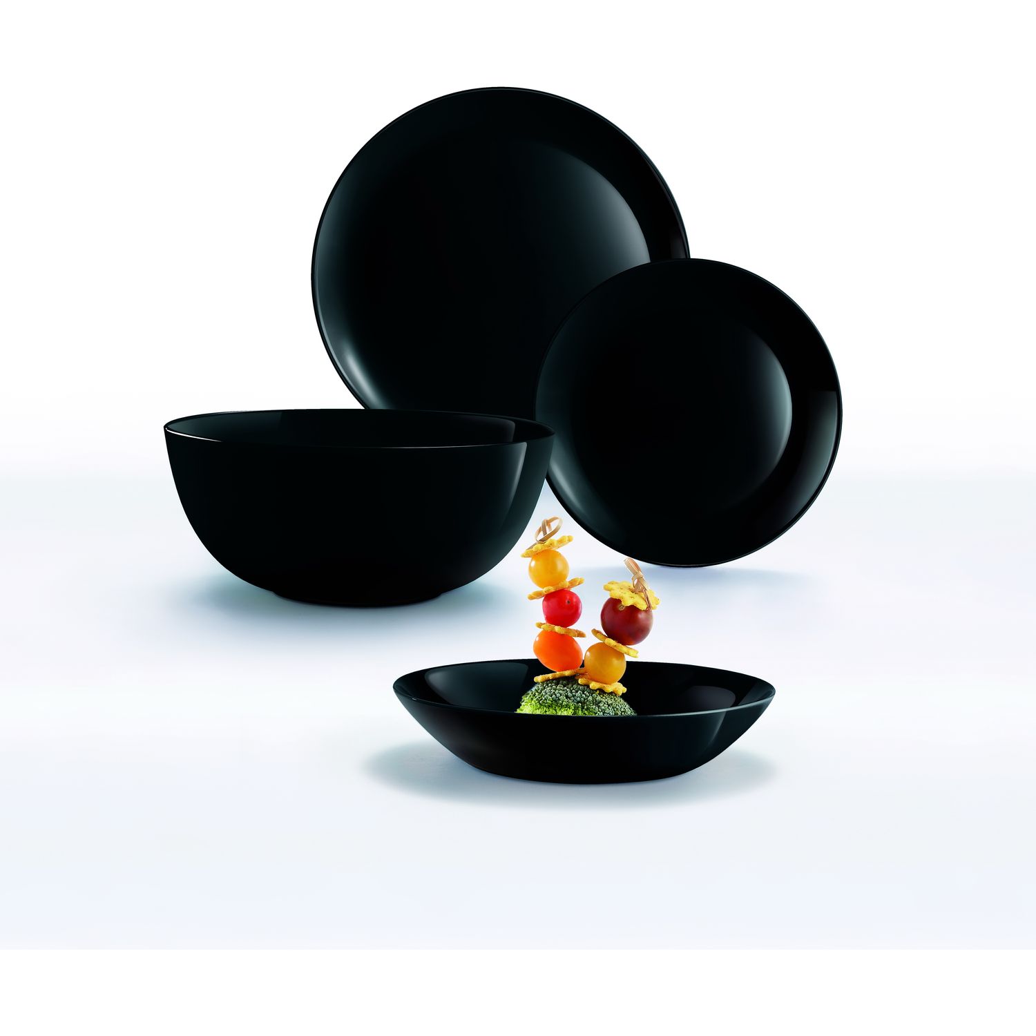 Тарелка обеденная Luminarc Diwali Black 25 см (P0867) - фото 3