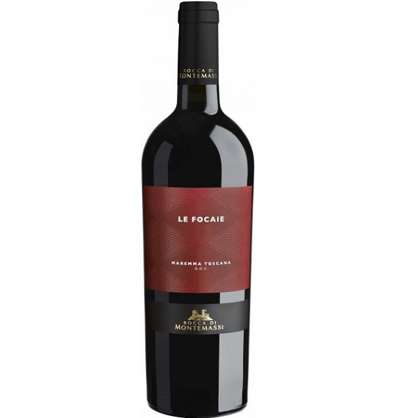 Вино Rocca di Montemassi Sangiovese Le Focaie, червоне, сухе, 13,5%, 0,75 л - фото 1