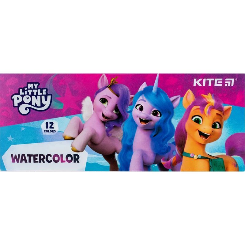 Краски акварельные Kite My Little Pony 12 цветов (LP23-041) - фото 1