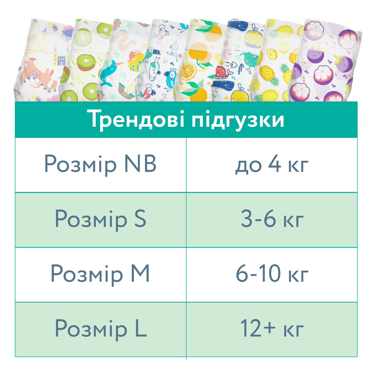 Підгузки Offspring FairyTale розмір M (6-10 кг) 42 шт. (DP-OI-FAT-M42P-FRT) - фото 11