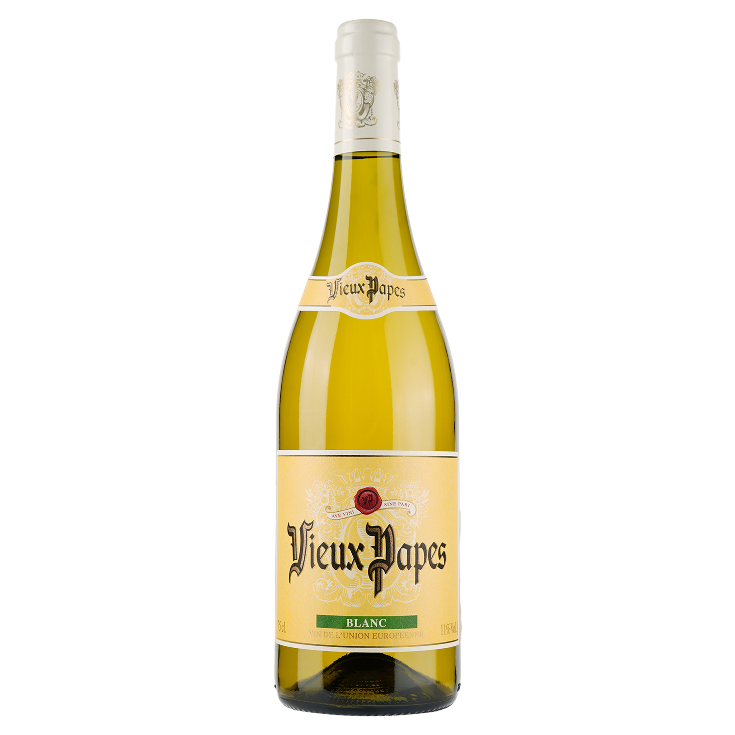 Вино Vieux Papes Blanc, белое, сухое, 0,75 л - фото 1