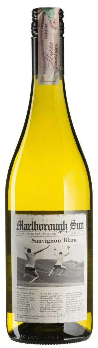 Набір: Вино Marlborough Sun Sauvignon Blanc біле сухе 0.75 л + Вироби макаронні Corticella Penne Rigate 500 г - фото 2