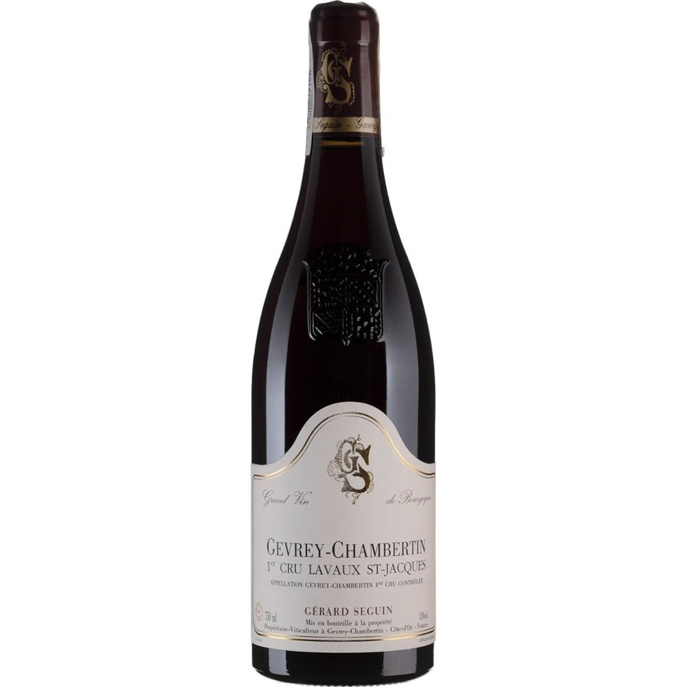 Вино Gerard Seguin Gevrey-Chambertin 1er Cru Lavaux-St.-Jacques 2018, червоне, сухе, 0,75 л - фото 1