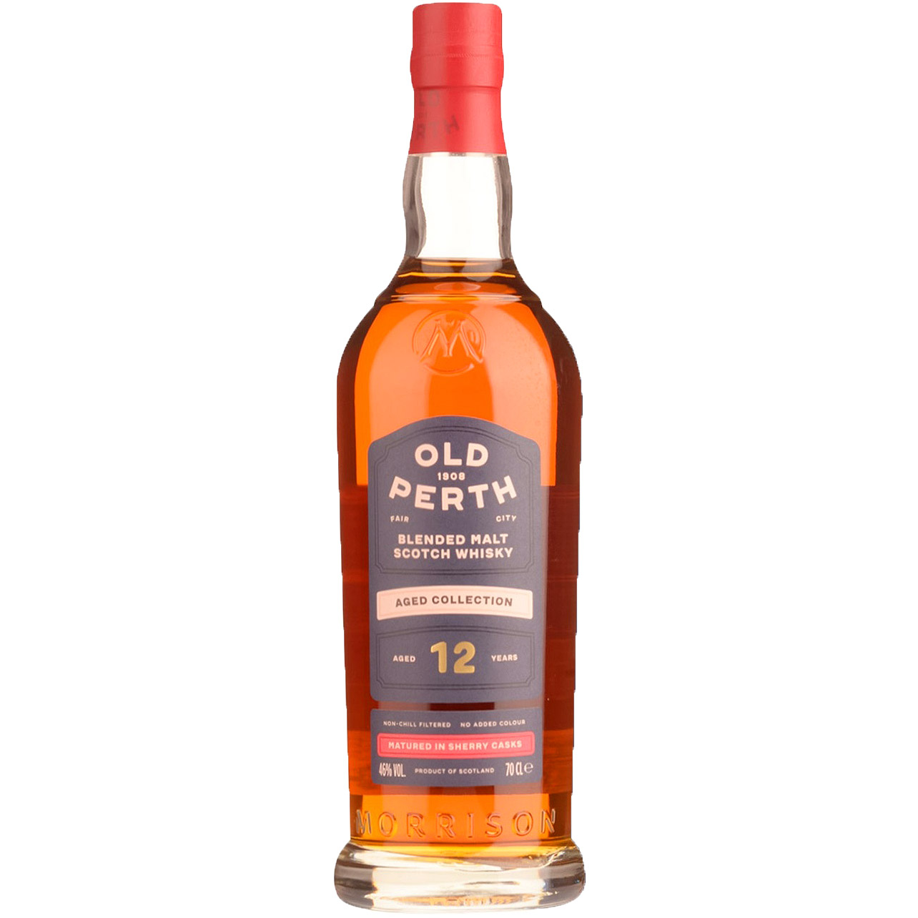 Віскі Old Perth 12 yo Blended Malt Scotch Whisky 46% 0.7 л - фото 1