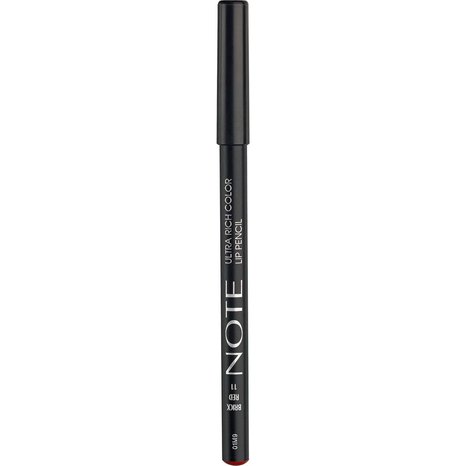 Карандаш для губ Note Cosmetique Ultra Rich Color Lip Pencil тон 11 (Brick Red) 1.1 г - фото 1