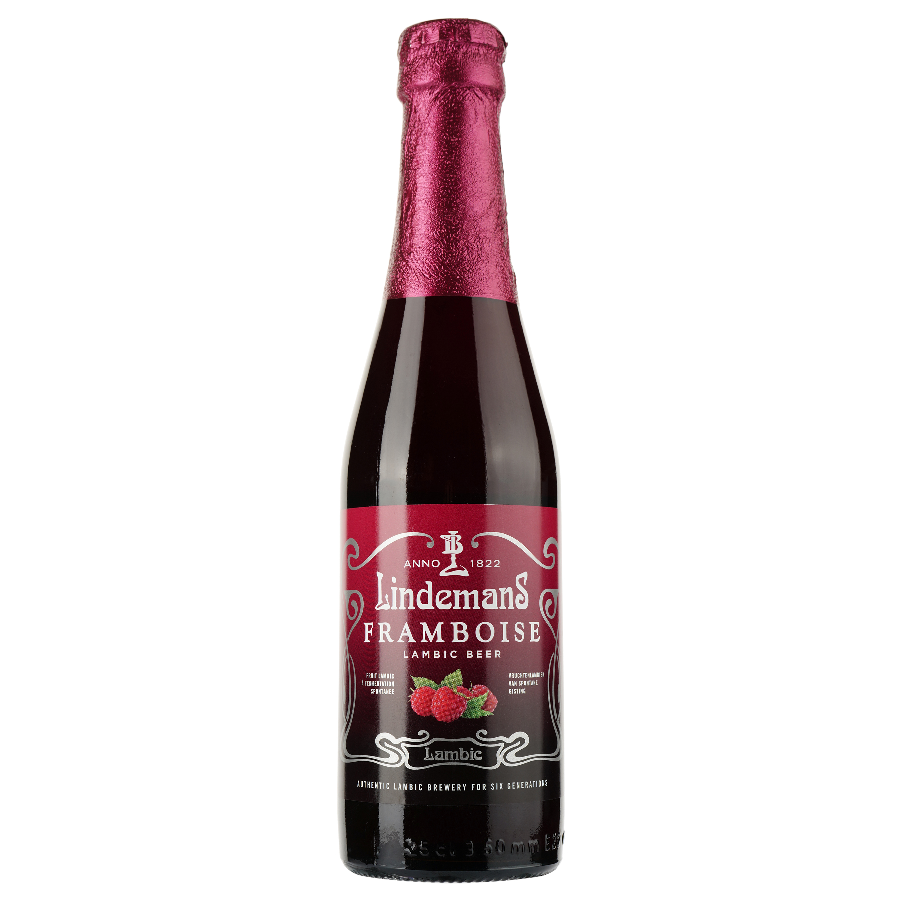 Пиво Lindemans Framboise красное фильтрованное, 2,5%, 0,25 л (788333) - фото 1