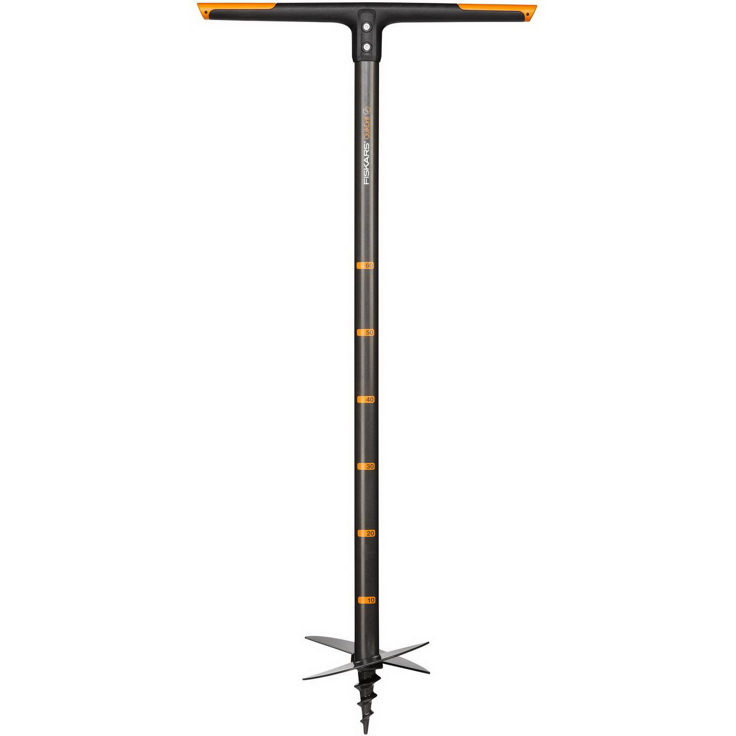 Садовый бур большой Fiskars QuikDrill L 110 см (1000640) - фото 1