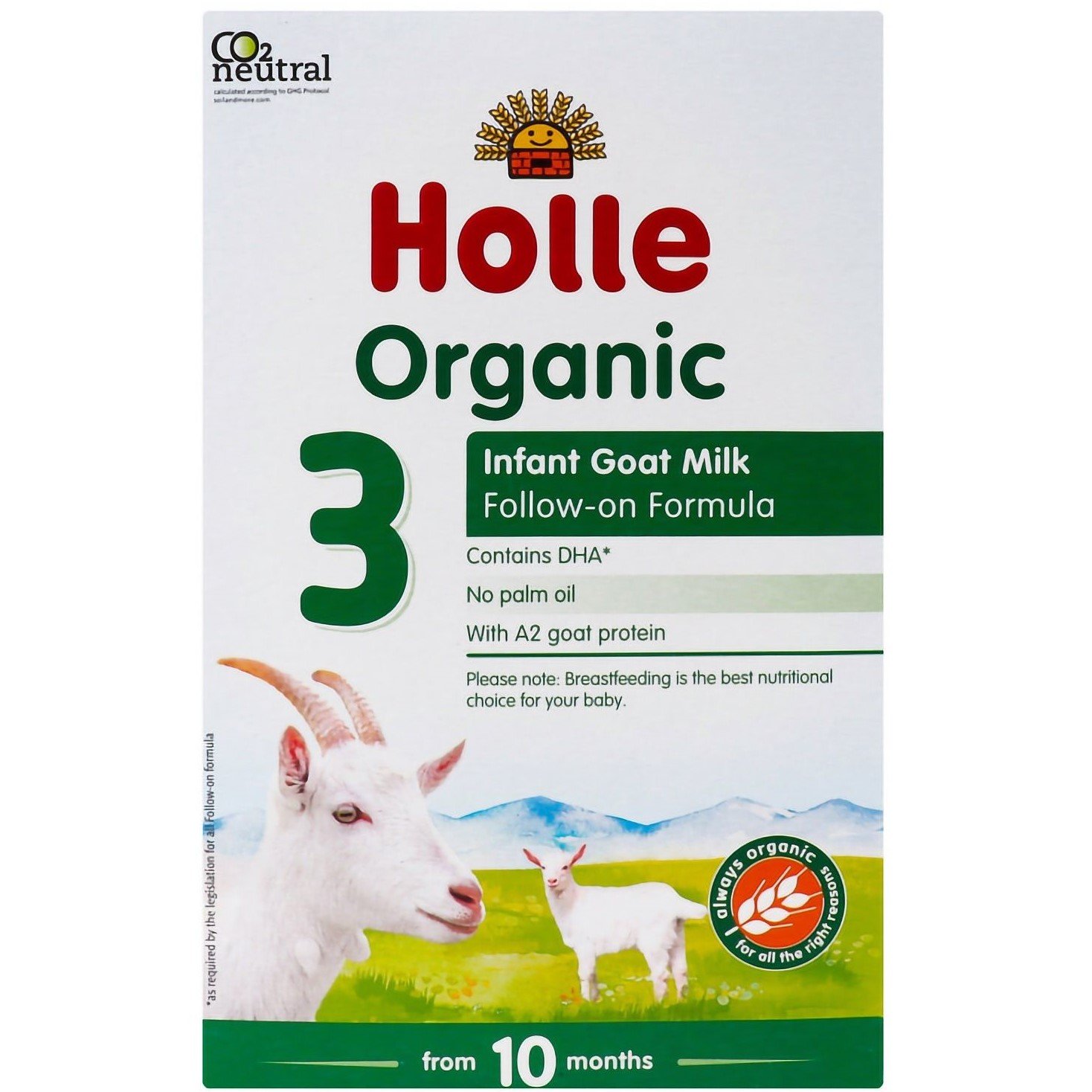 Смесь молочная сухая Holle №3 на основе козьего молока органическая 400 г - фото 1