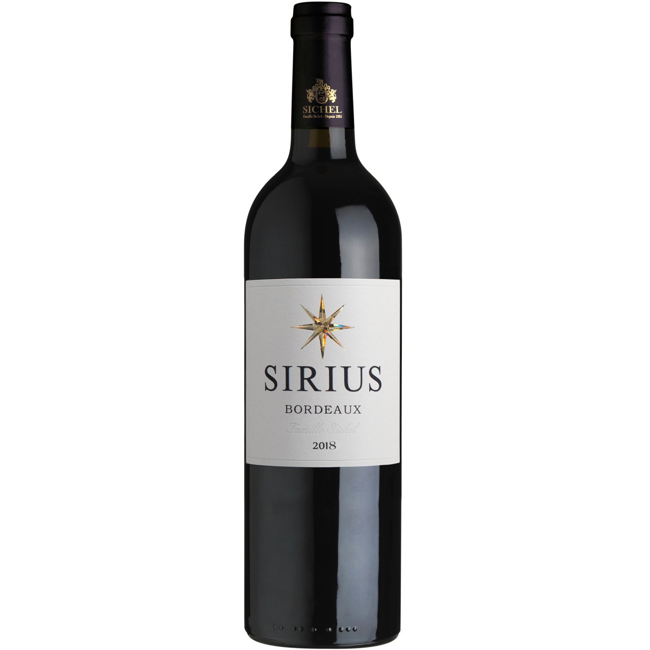 Вино Maison Sichel Sirius Bordeaux, червоне, сухе, 14%, 0,75 л - фото 1