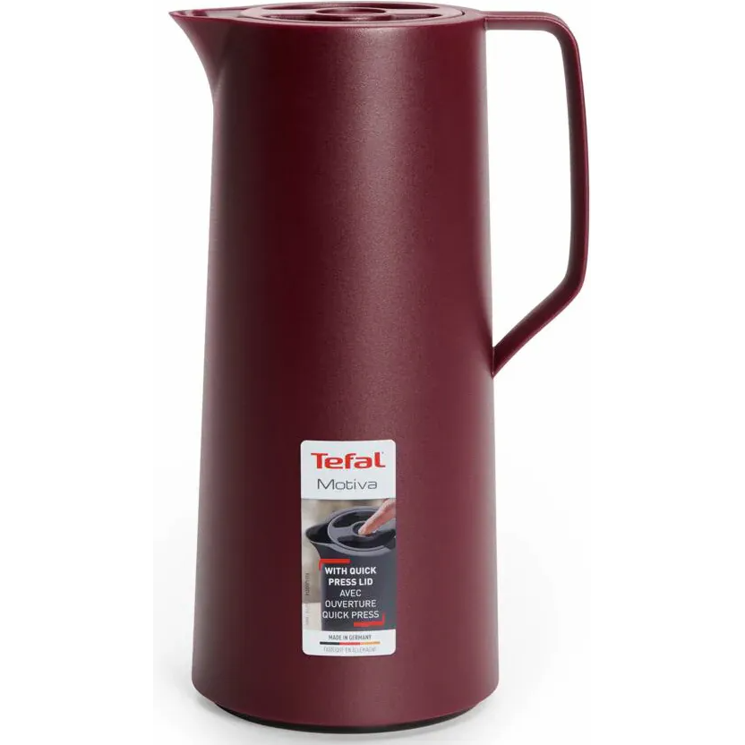 Термокувшин Tefal Motiva 1 л бордовый (N4170210) - фото 2