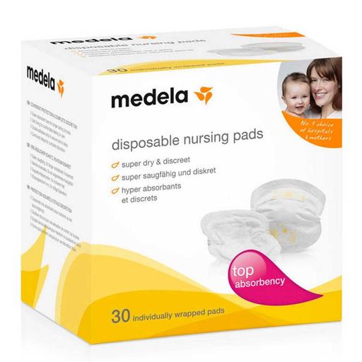Одноразовые прокладки в бюстгальтер Medela Disposable Nursing Pads, 30 шт. (008.0320) - фото 1