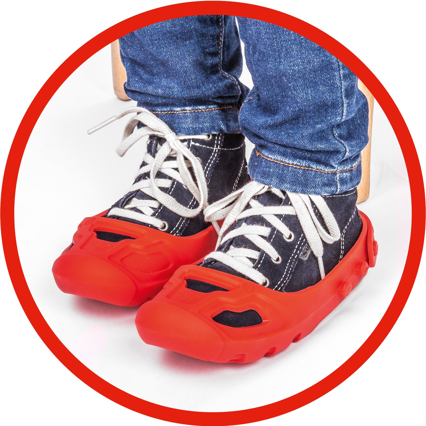 Захисні насадки для взуття Big р.р. 21-27, червоний (56449) - фото 3