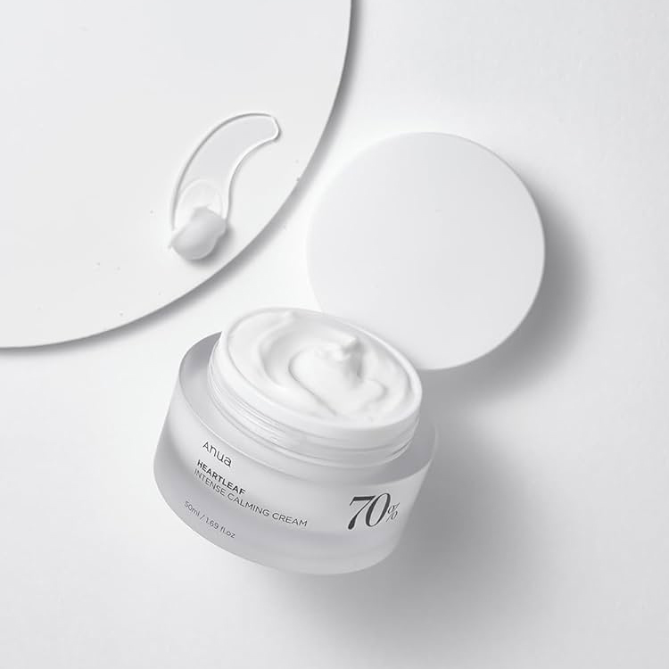 Крем для успокоения чувствительной кожи Anua Heartleaf 70% Intense Calming Cream 50 мл (BT20448) - фото 2