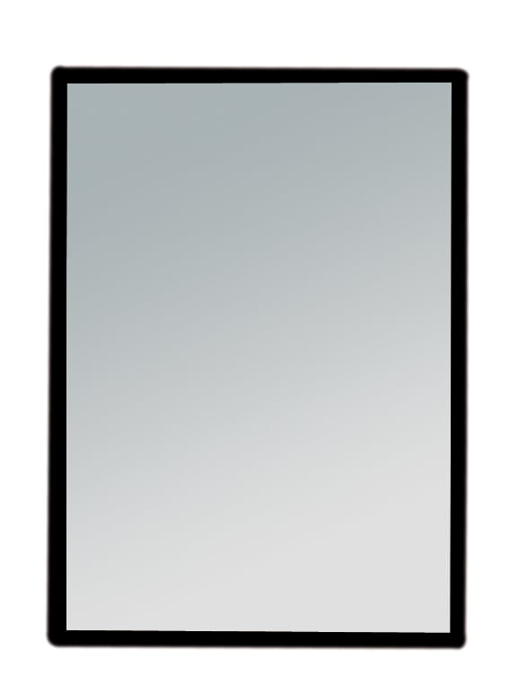 Зеркало карманное Titania 8.5х6 см черное (1550 L черн) - фото 1