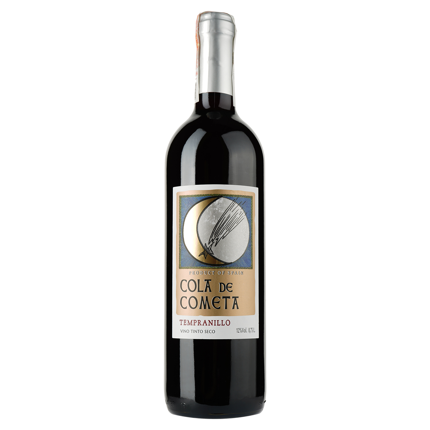 Вино Cola De Cometa Tempranillo, красное, сухое, 12%, 0,75 л - фото 1