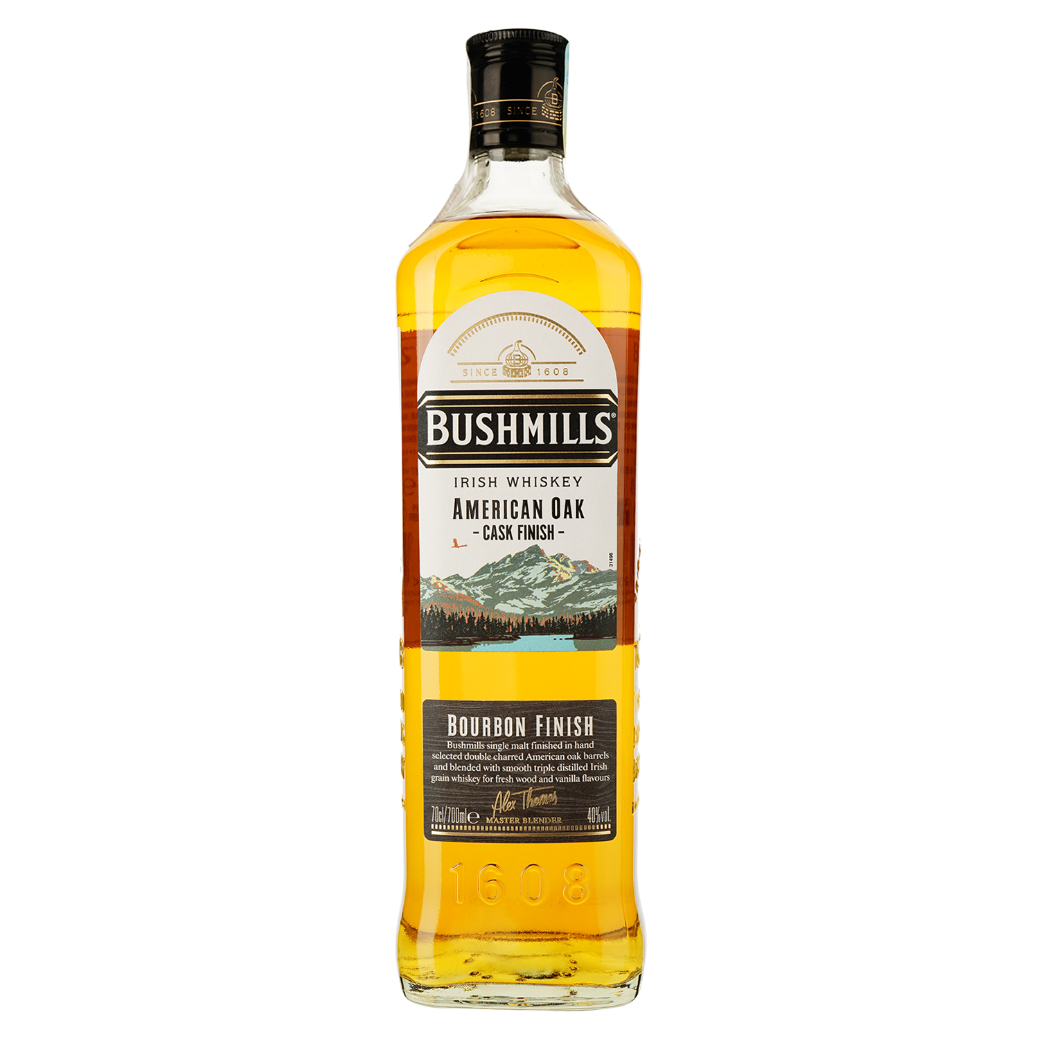 Виски Bushmills Bourbon Finish Blended Irish Whiskey 40% 0.7 л - фото 1