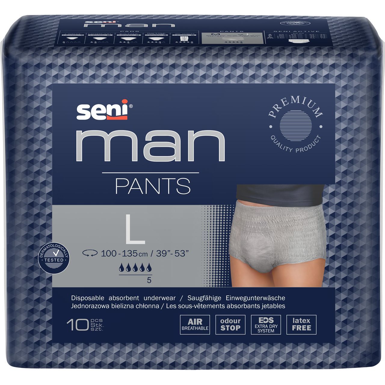 Труси поглинальні для дорослих Seni Man Pants Large 10 шт. - фото 1