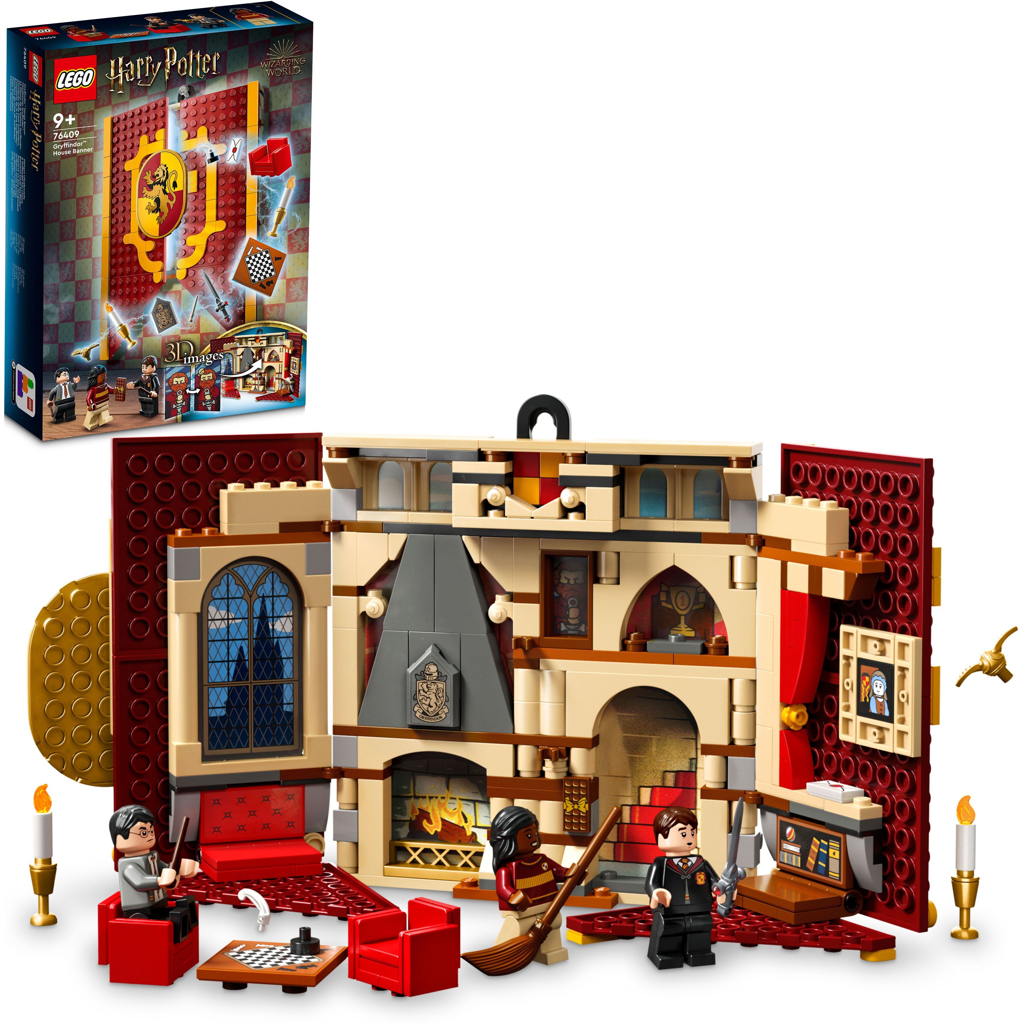 Конструктор LEGO Harry Potter Прапор гуртожитку Ґрифіндор, 285 деталей (76409) - фото 4