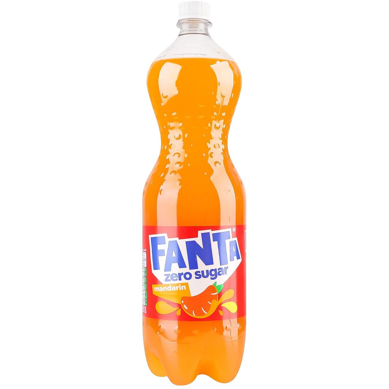 Напиток Fanta Mandarin Zero Sugar безалкогольный 1.25 л (953753) - фото 1