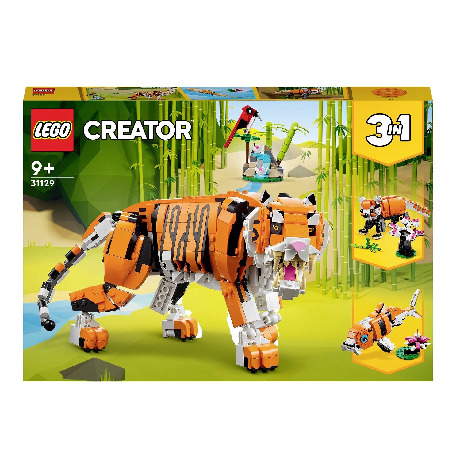 Конструктор LEGO Creator 3в1 Величественный тигр, 755 деталей (31129) - фото 1
