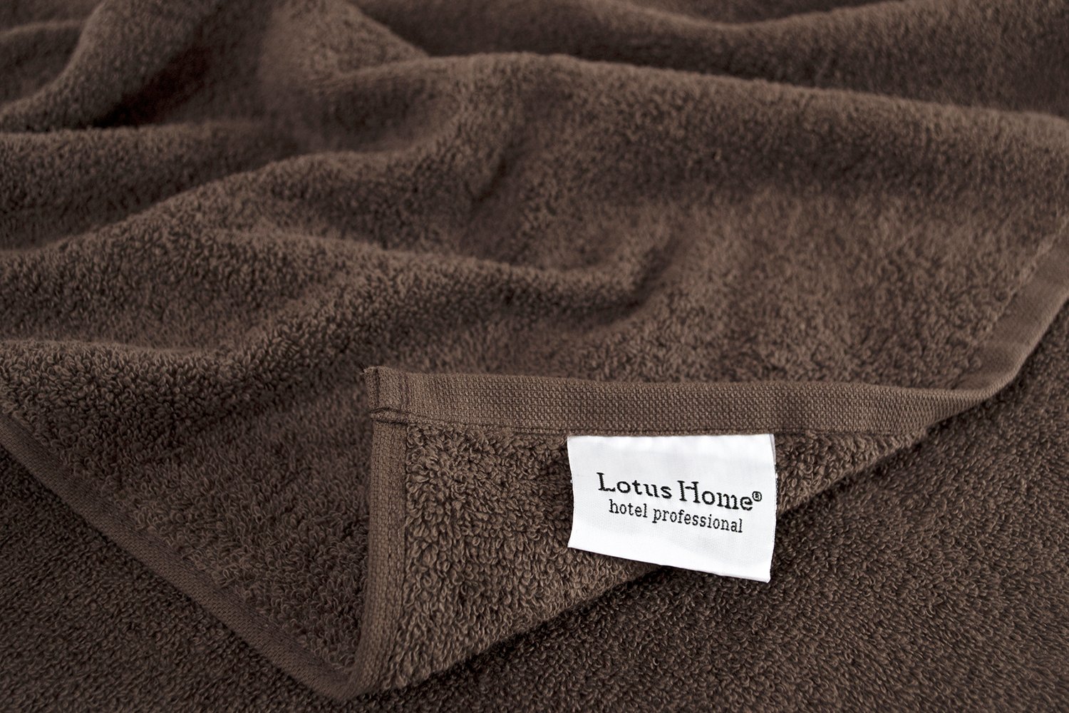 Полотенце Lotus Home Hotel Basic махровое 90х50 см коричневое (svt-2000022326018) - фото 2