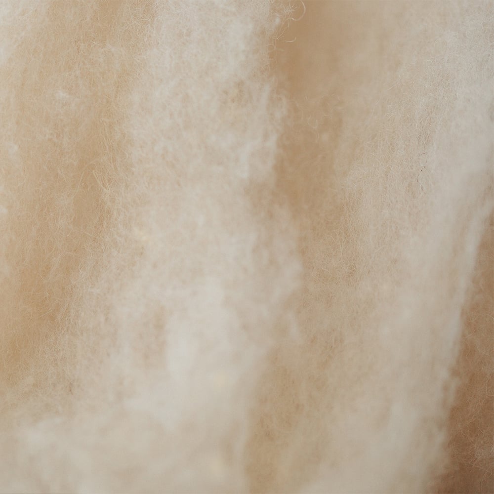 Ковдра вовняна MirSon №017, демісезонна, 140x205 см, бежева з візерунком - фото 10