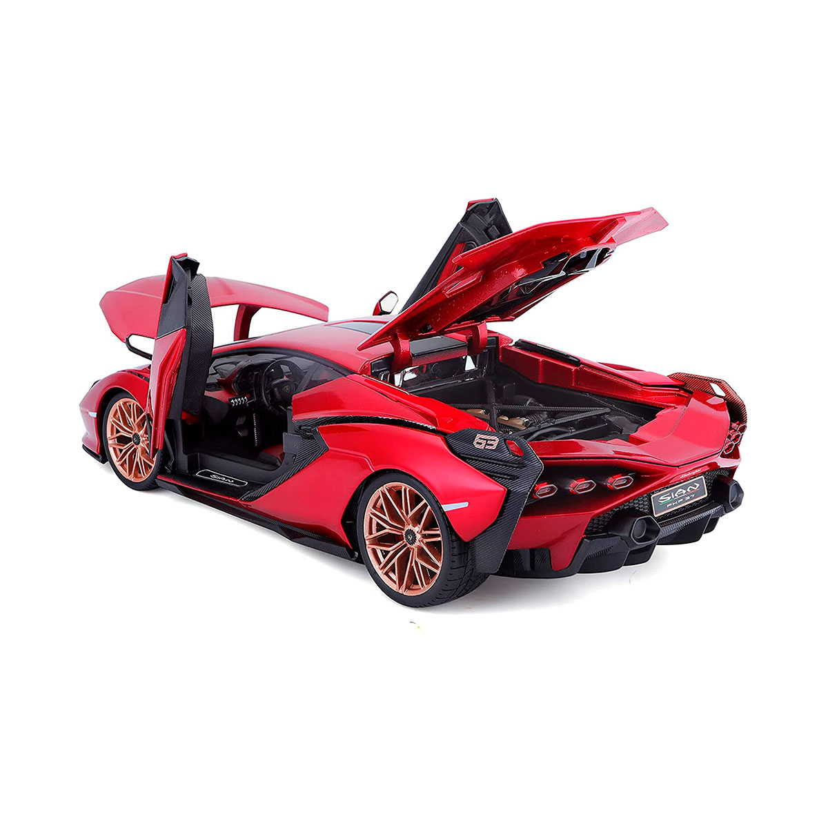 Автомодель Bburago Lamborghini Sian FKP 37 красный (18-11046R) - фото 4