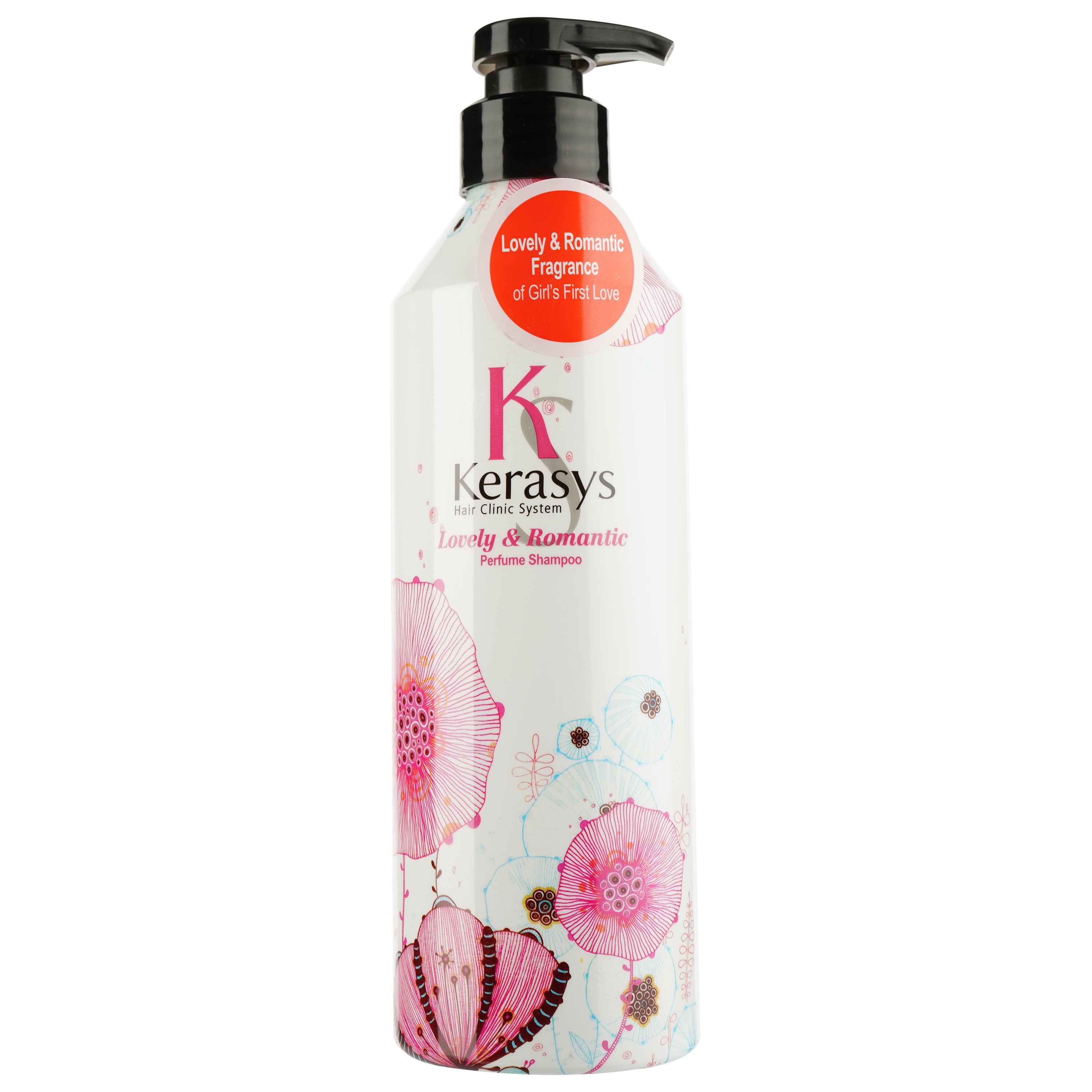 Шампунь для пошкодженого волосся Kerasys Lovely&Romantic Perfumed, 600 мл - фото 1