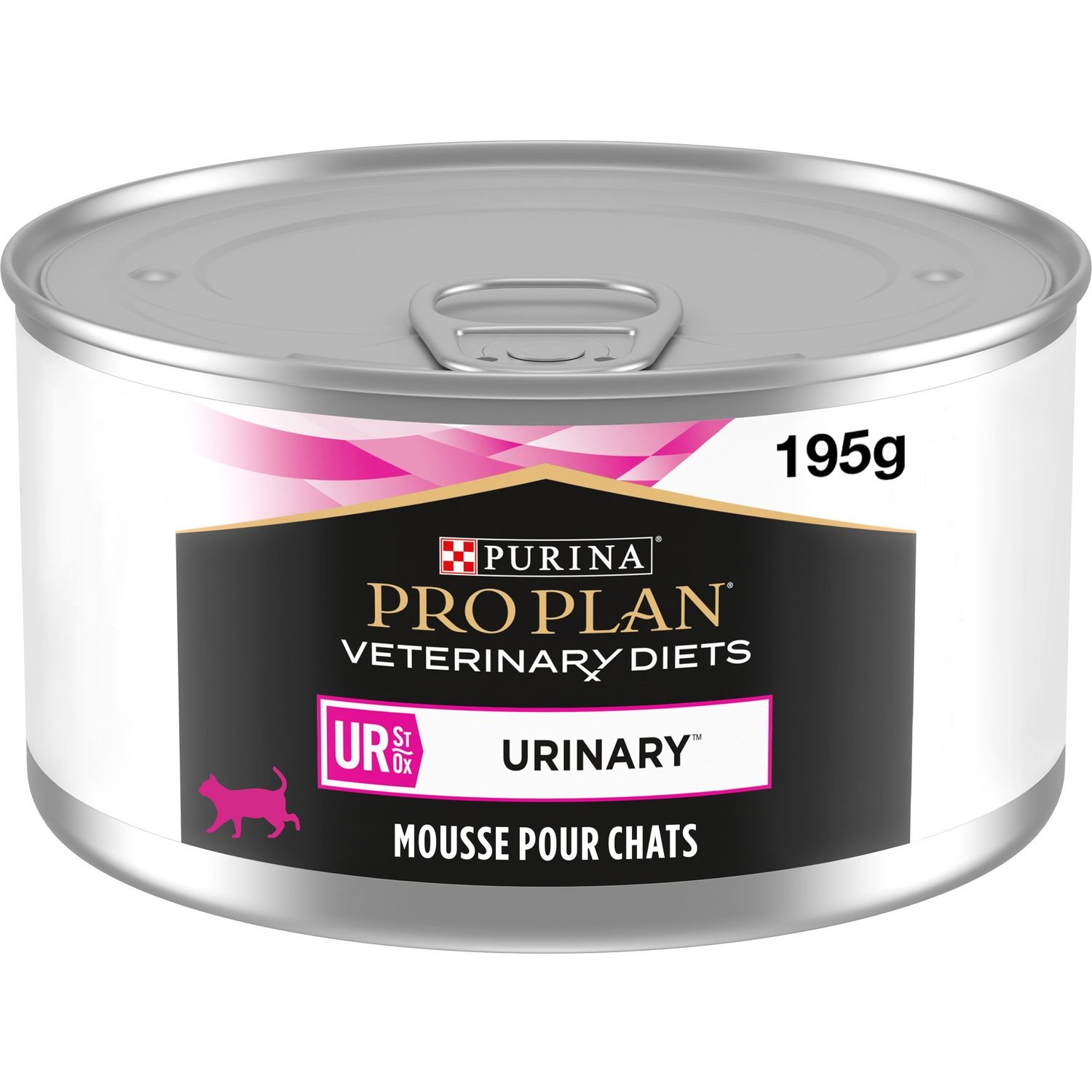 Вологий дієтичний корм для дорослих котів Purina Pro Plan Veterinary Diets UR ST/OX Urinary для розчинення та зниження утворення струвітних каменів 195 г - фото 1