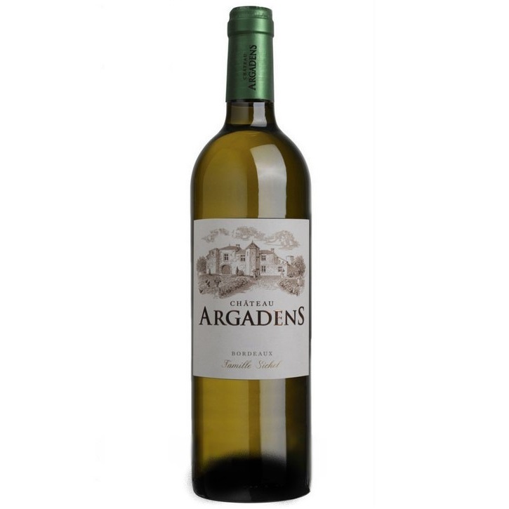Вино Chateau Argadens Bordeaux Blanc, белое, сухое, 12,5%, 0,75 л (1438240) - фото 1