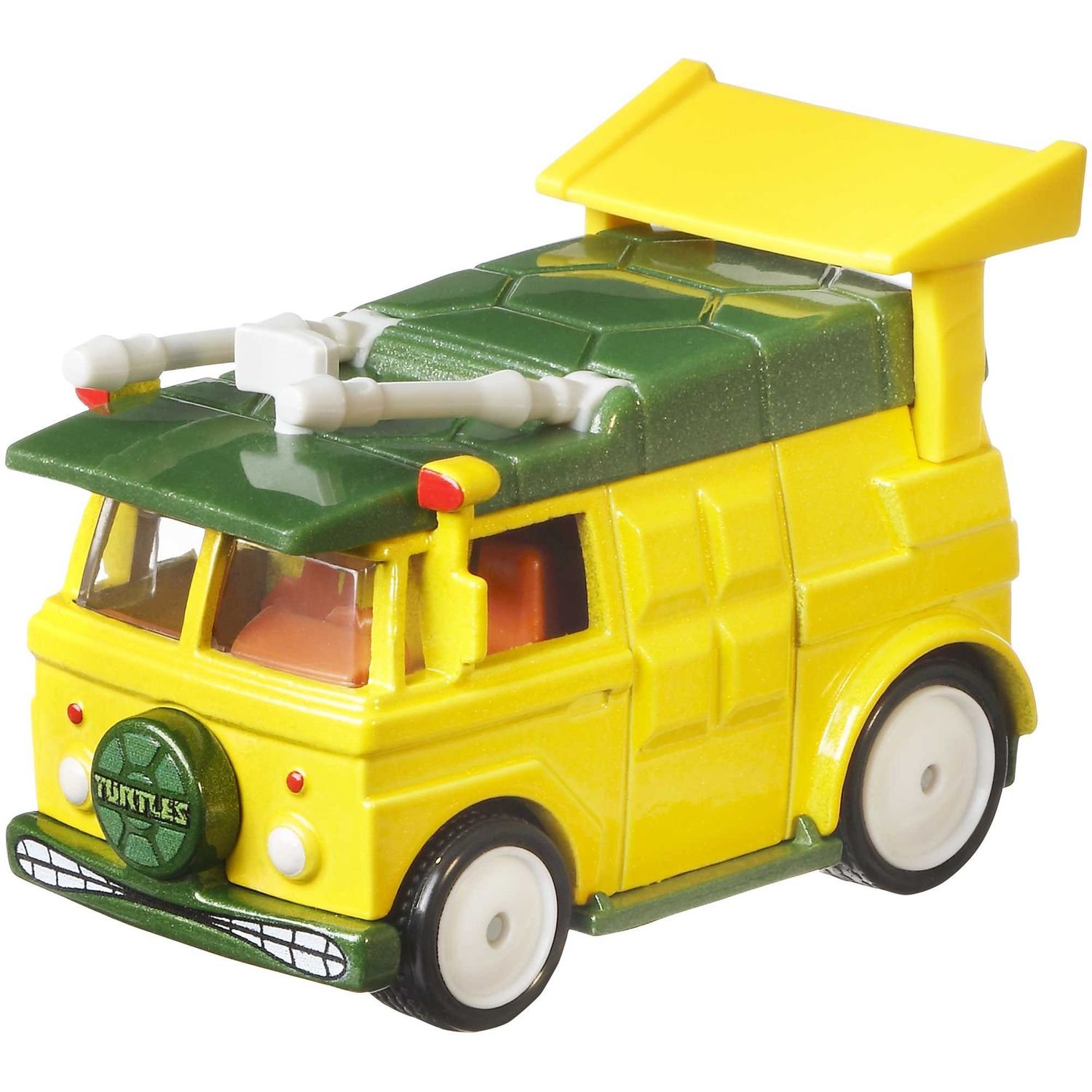 Колекційна модель машинки Hot Wheels Підлітки-мутанти Черепашки-ніндзя серії Авторепліки жовта (DMC55/GJR50) - фото 2