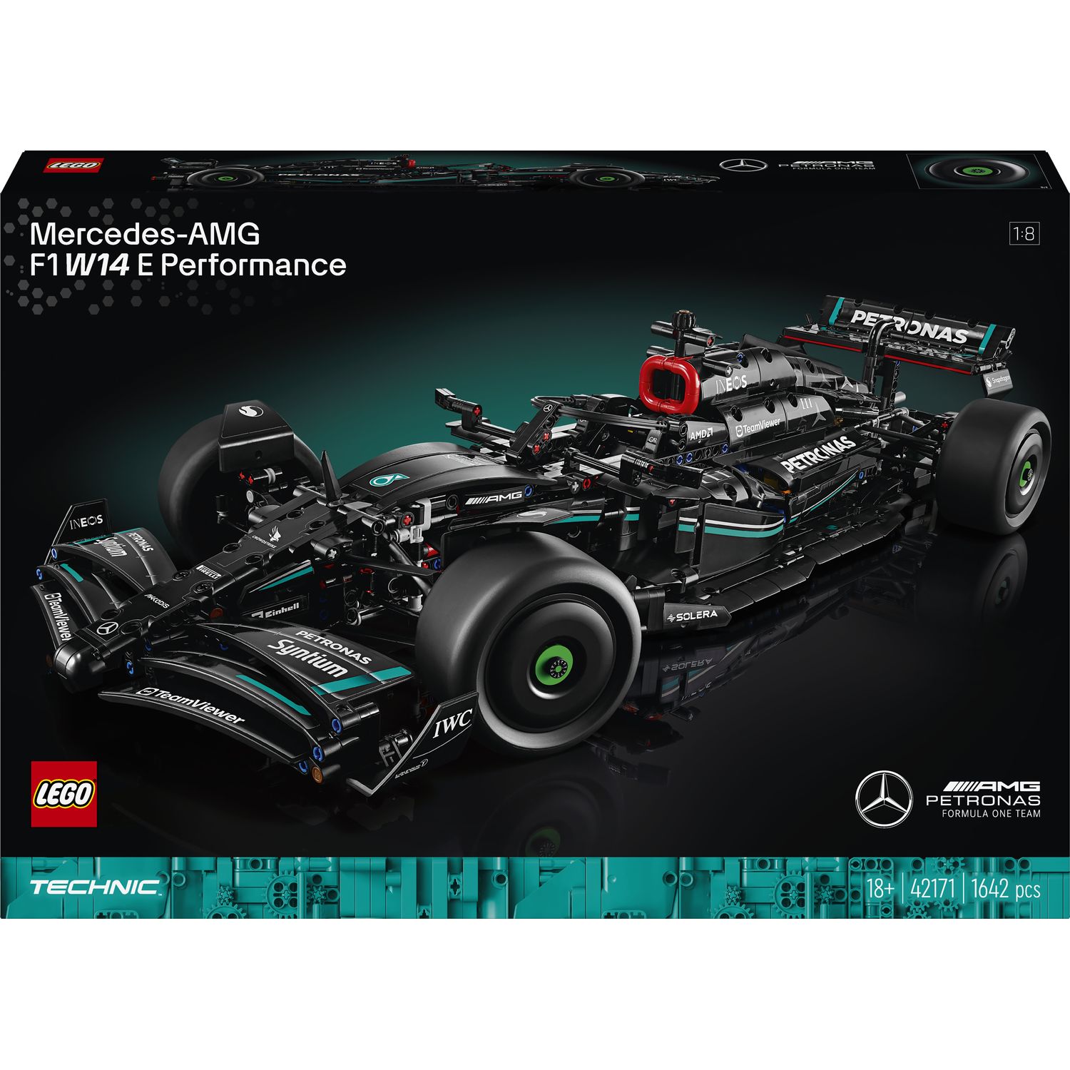 Конструктор LEGO Technic Mercedes-AMG F1 W14 E Performance 1642 детали (42171) - фото 1