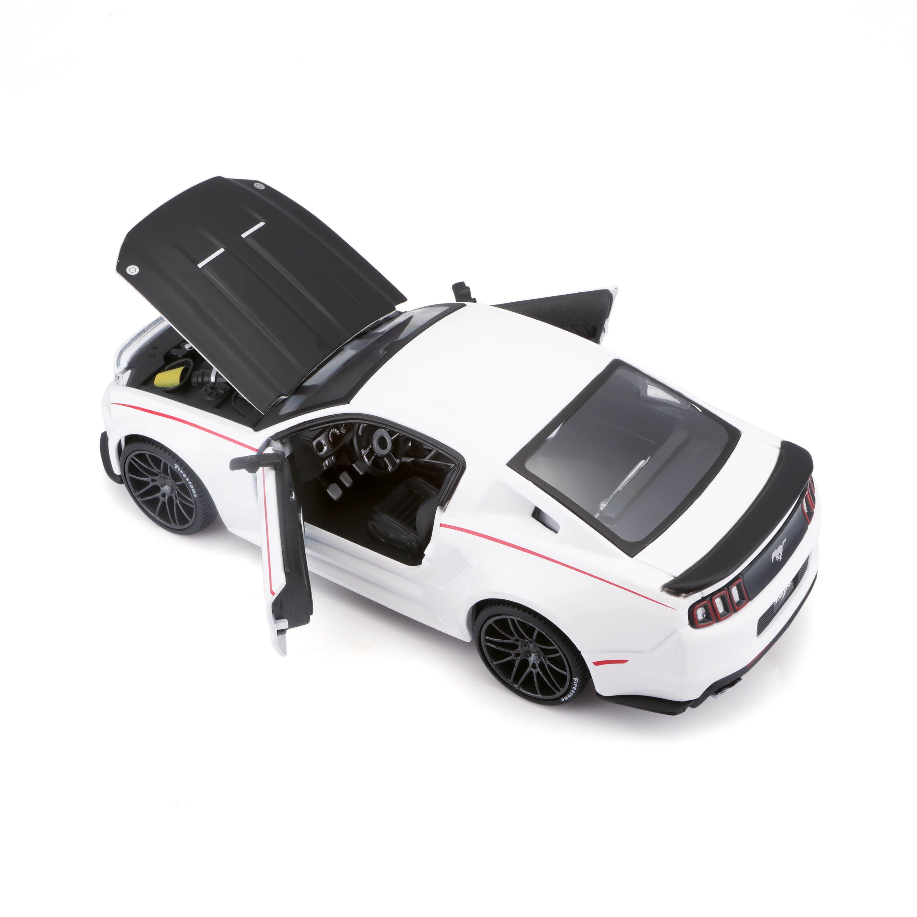 Ігрова автомодель Maisto Ford Mustang Street Racer 2014, білий, 1:24 (31506 white) - фото 6