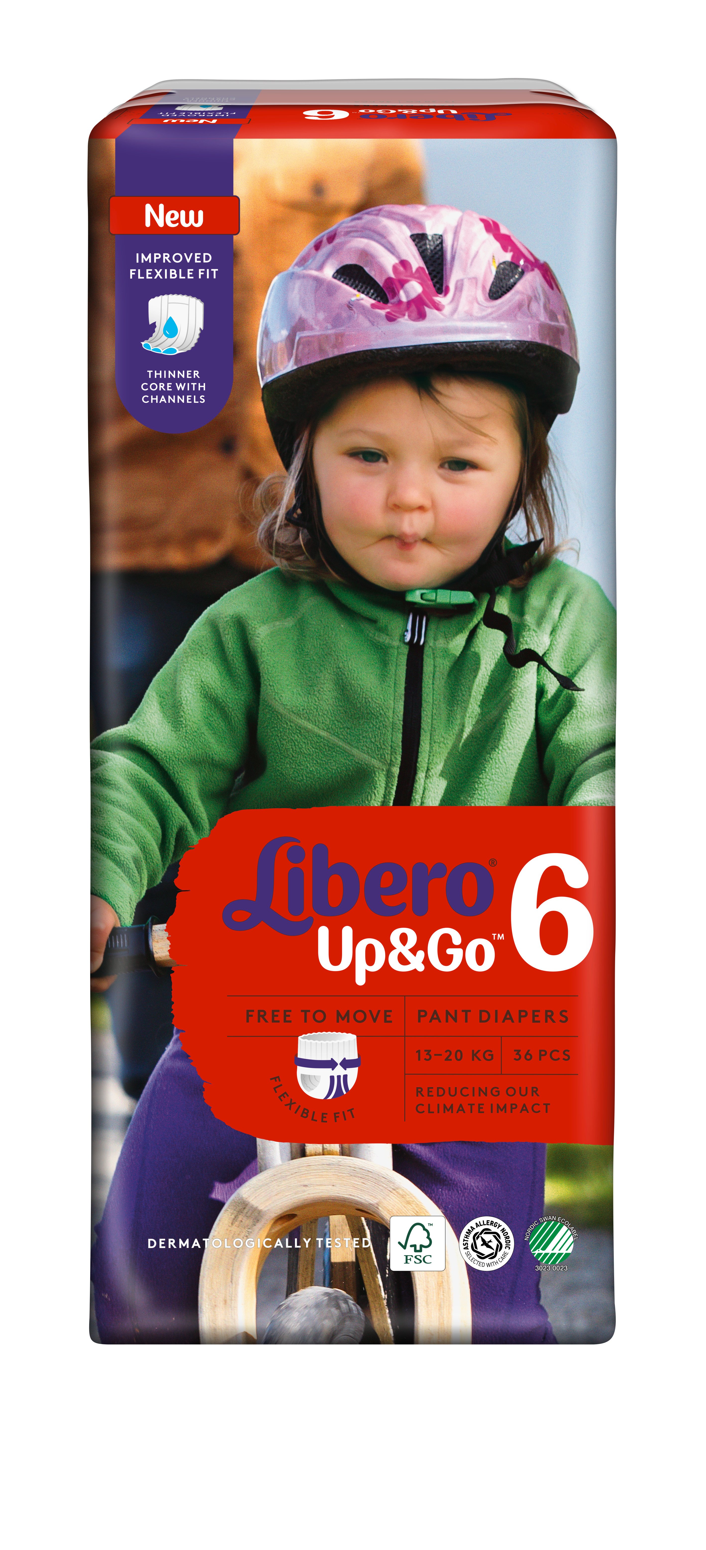 Підгузки-трусики Libero Up&Go 6 (13-20 кг), 36 шт. - фото 2