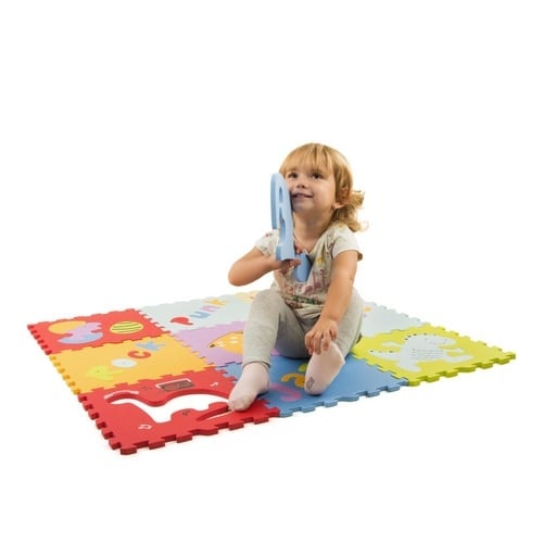 Дитячий розвиваючий ігровий килимок-пазл Baby Great Розваги динозаврів, 92х92 см (GB-M1602) - фото 6
