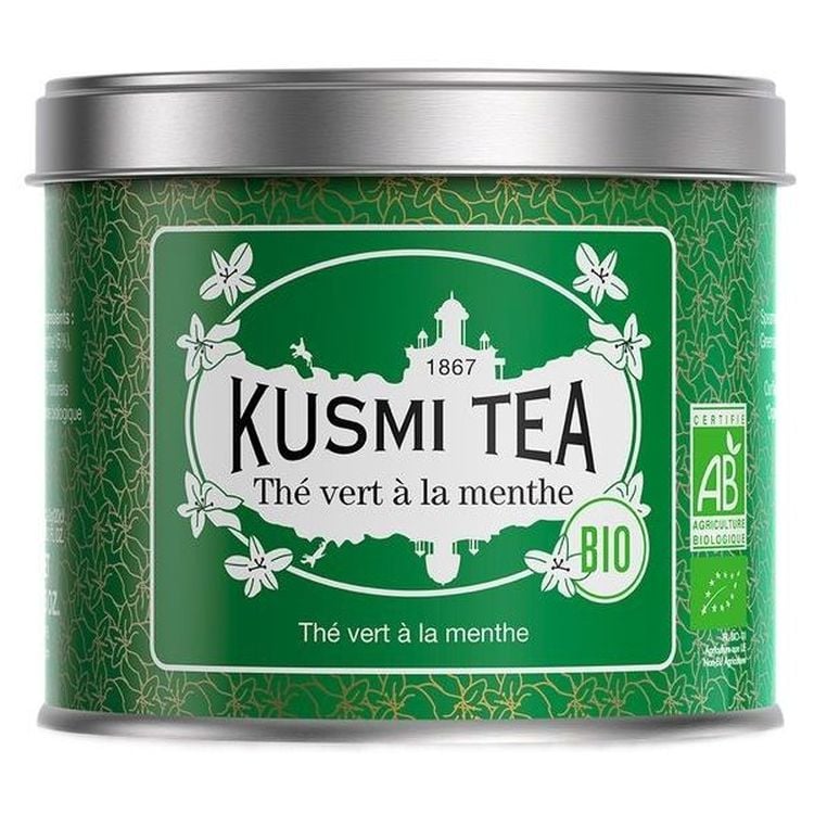 Чай зелений Kusmi Tea Spearmint М'ята органічний, 100 г - фото 1