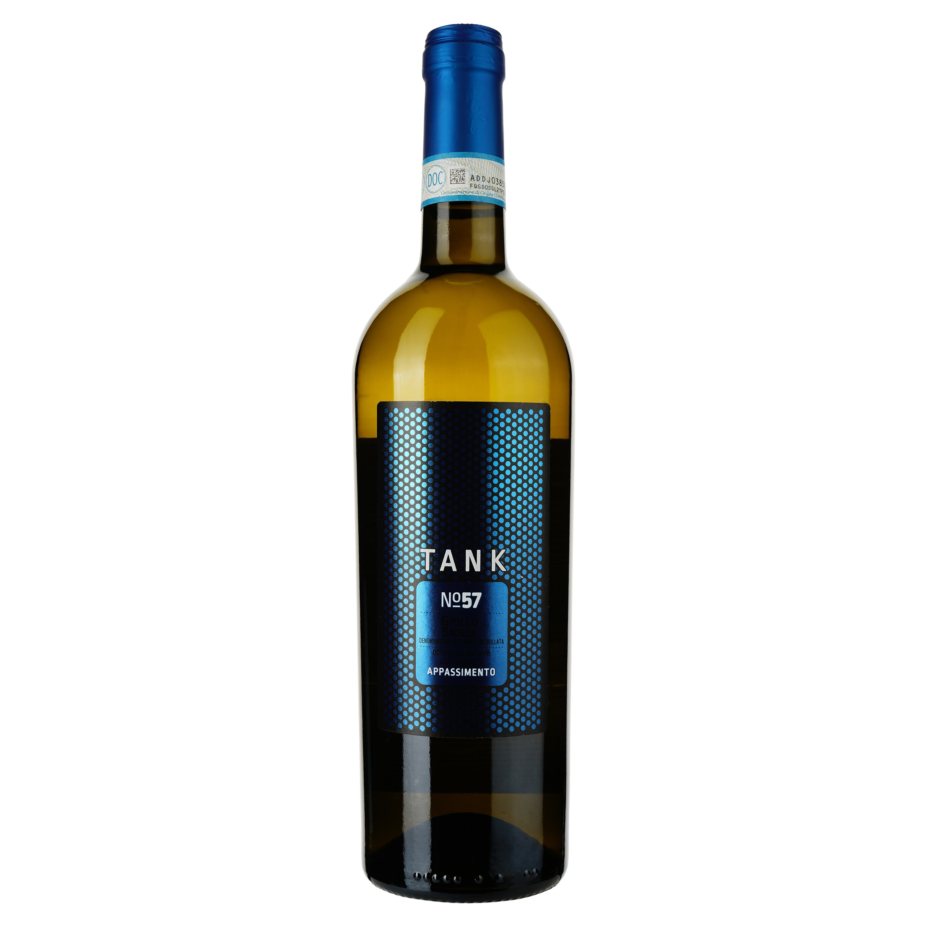 Вино Tank 57 Grillo Appassimento Sicilia DOC, біле, сухе, 0,75 л - фото 1