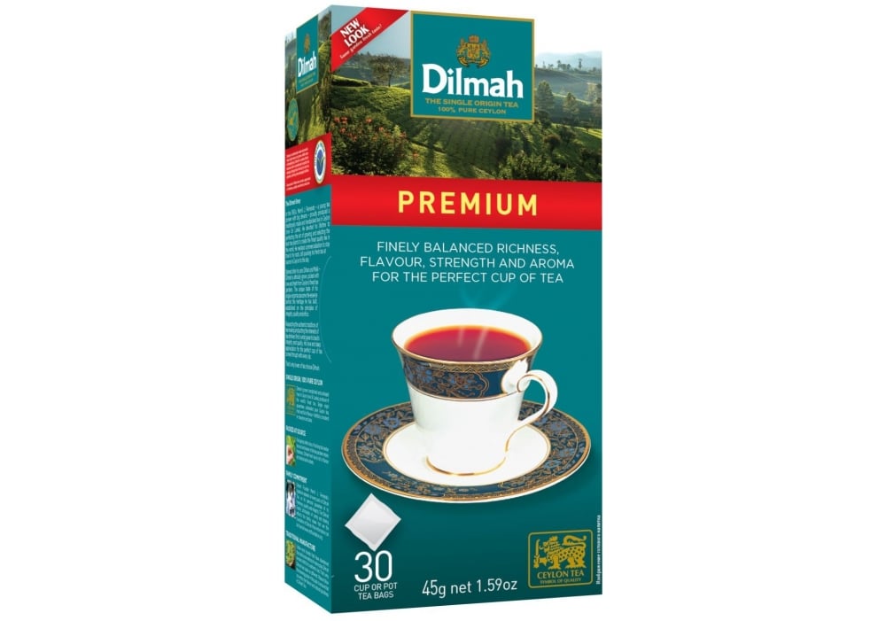 Чай Dilmah Преміум без ярлика, 30 пакетиків, 45 г (32795) - фото 1